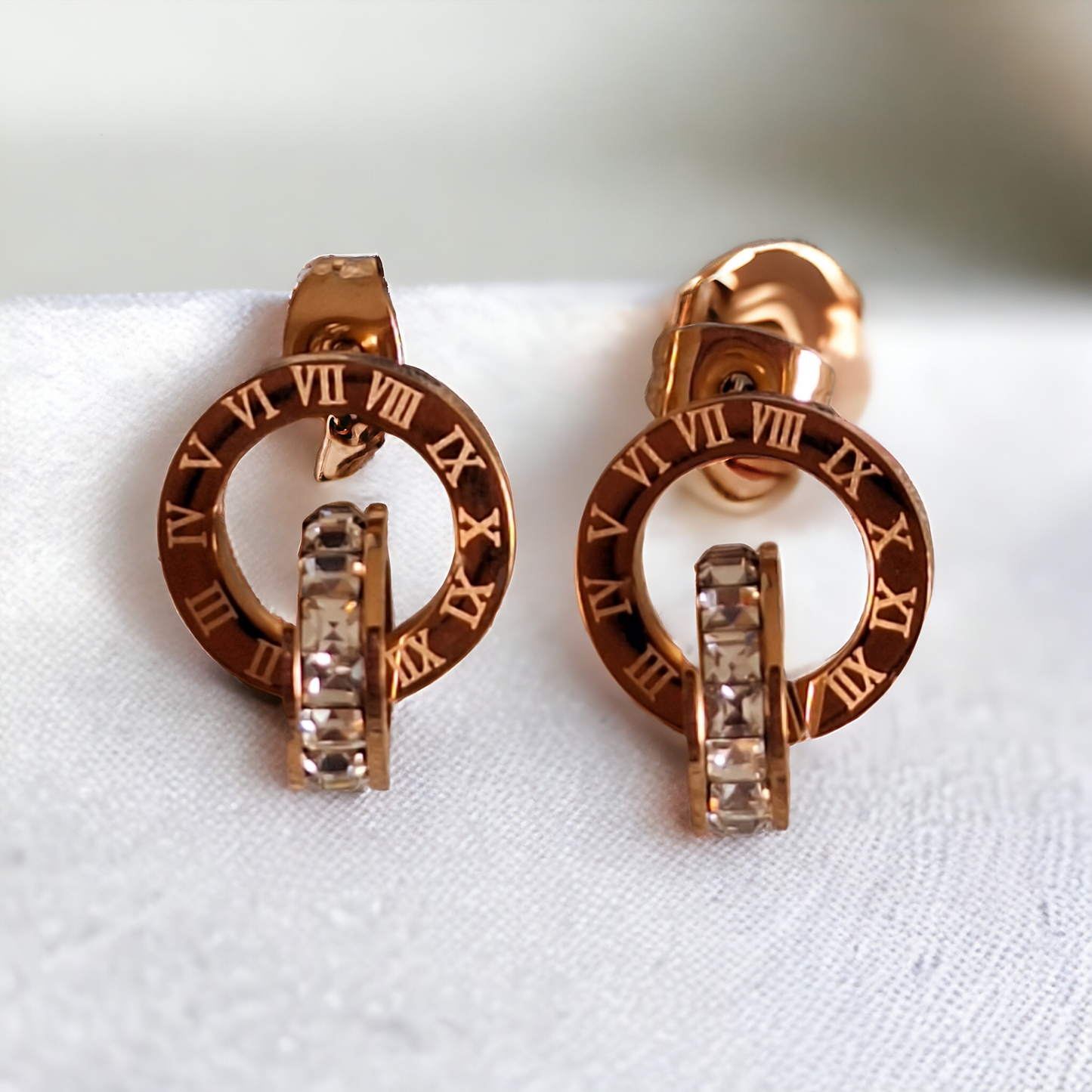Aretes Nora Reloj Retro