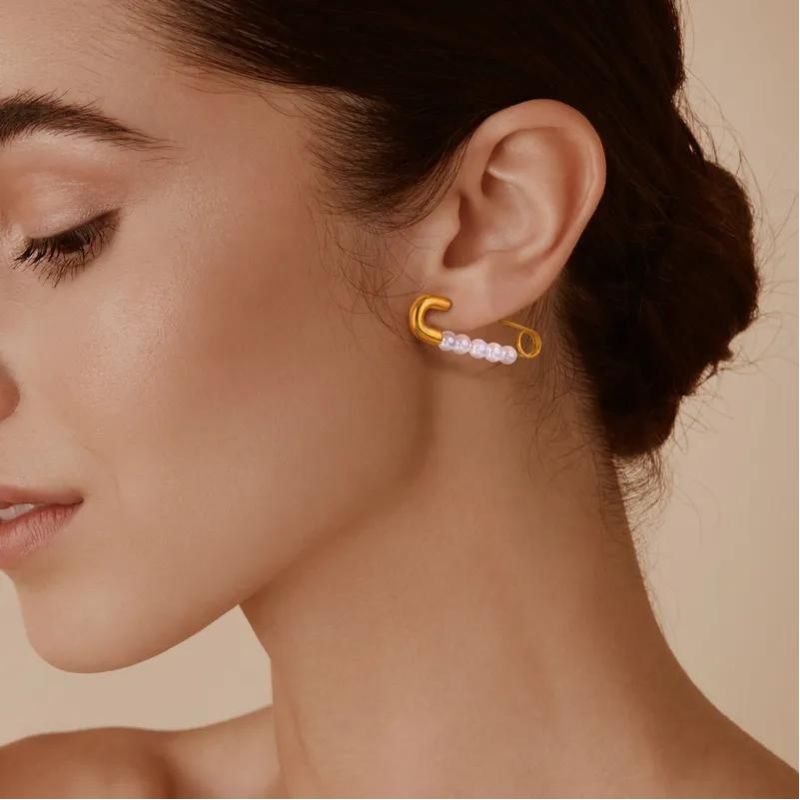 Aretes Paula Color Oro