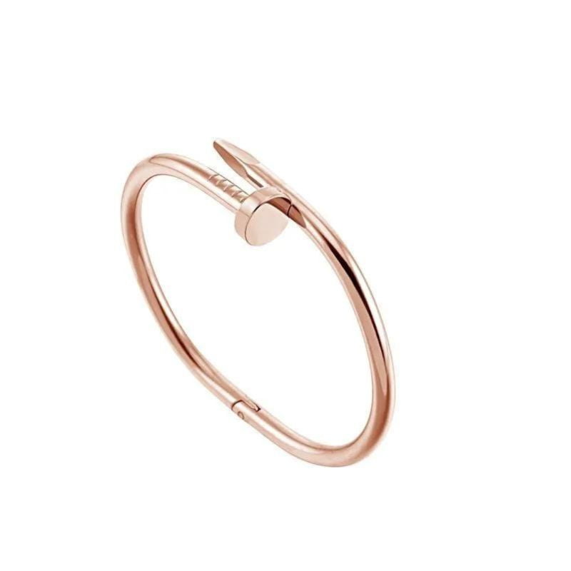 Pulsera Iris Clavo Color Oro, Plata Y Oro Rosa