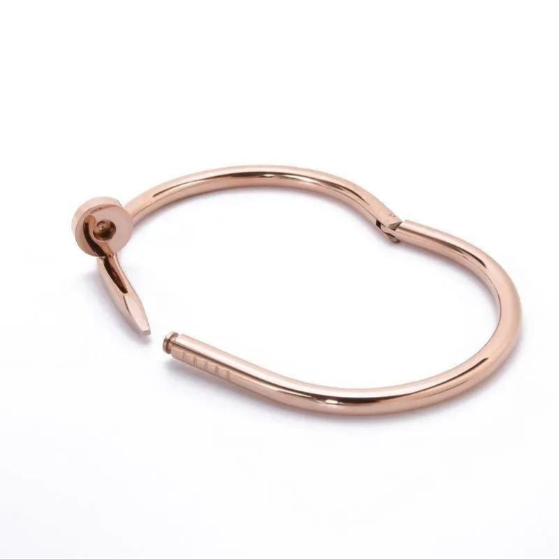 Pulsera Iris Clavo Color Oro, Plata Y Oro Rosa