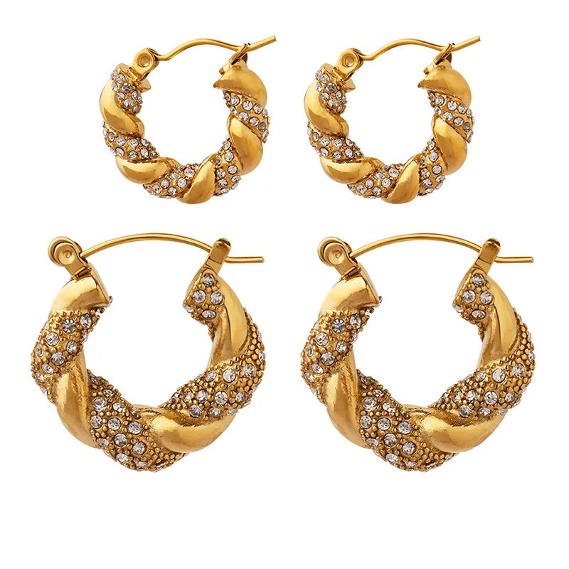 Aretes Sofía Arracadas De Circón