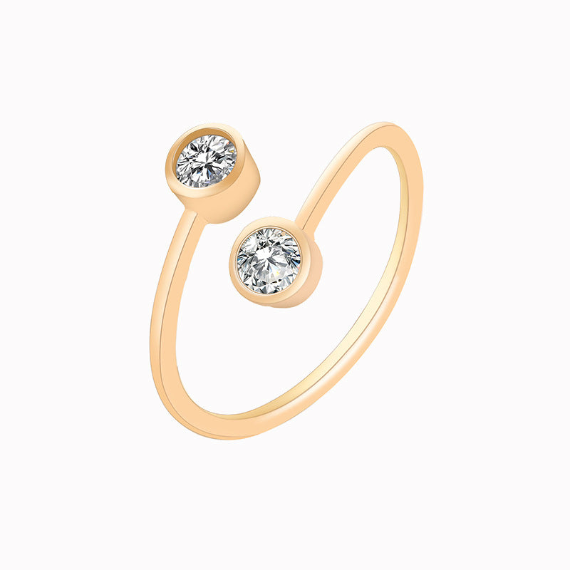 Anillo Asunción Color Oro Rosa