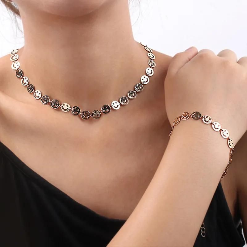 Pulsera Noah Caritas Sonrientes Color Oro Y Plata