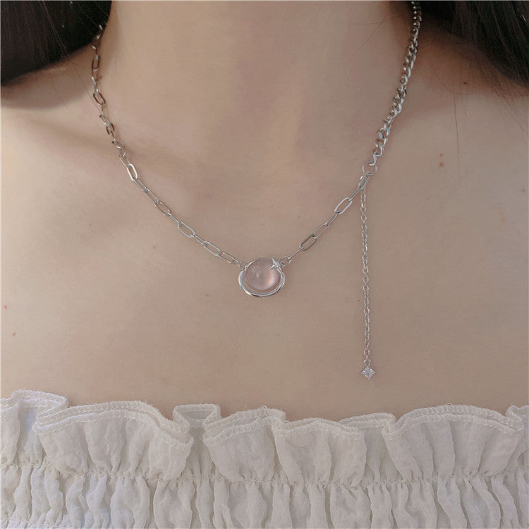 Collar Malak Planetas Color Rosa Y Azul
