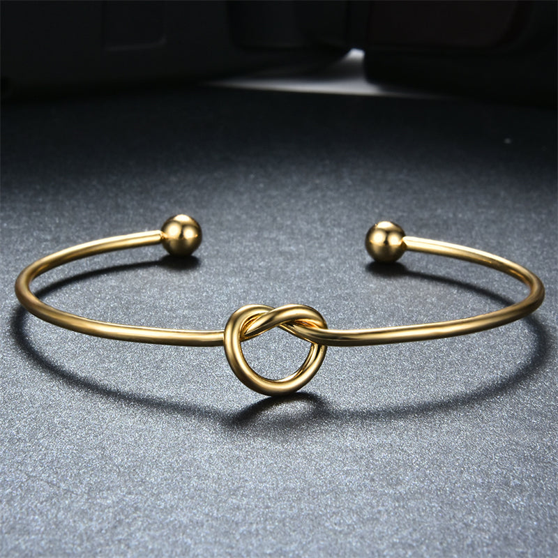 Pulsera Nour Nudo Color Oro Y Plata