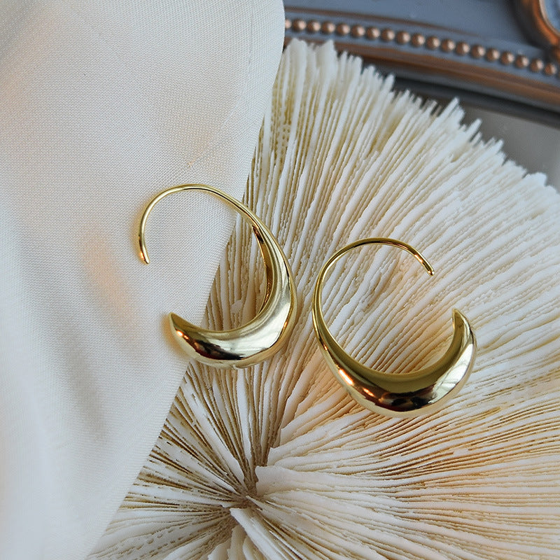 Aretes Leire Forma De C Alargada