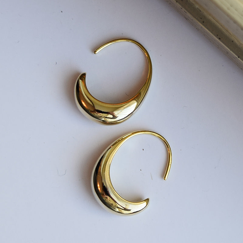 Aretes Leire Forma De C Alargada