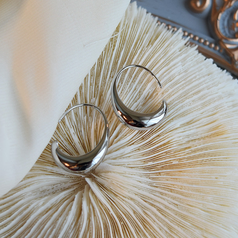 Aretes Leire Forma De C Alargada