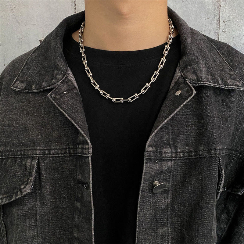 Collar Ada Forma U En Cadena