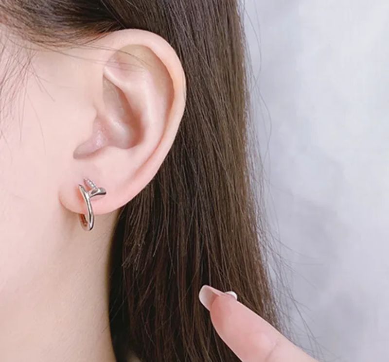 Aretes Denise Color Plata