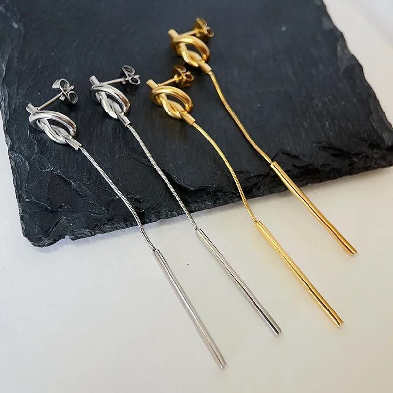 Aretes Adriana Nudo Largo