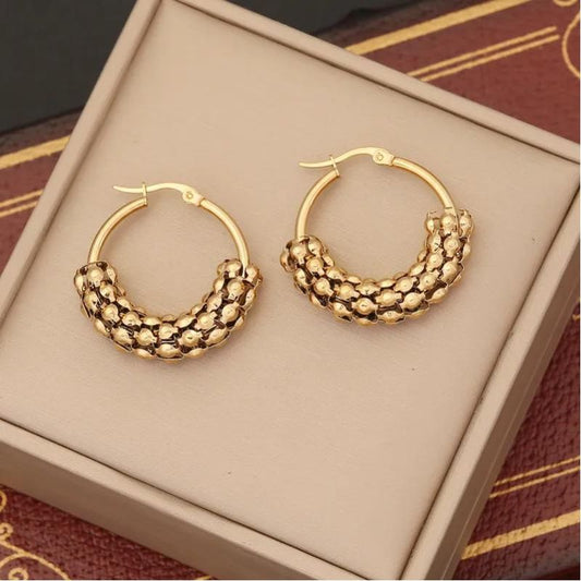 Aretes María Color Oro