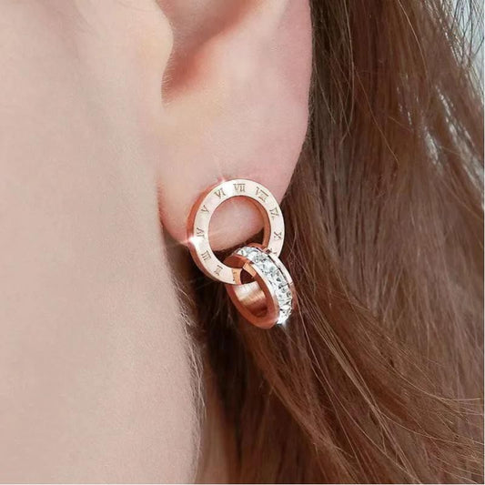 Aretes Nora Reloj Retro